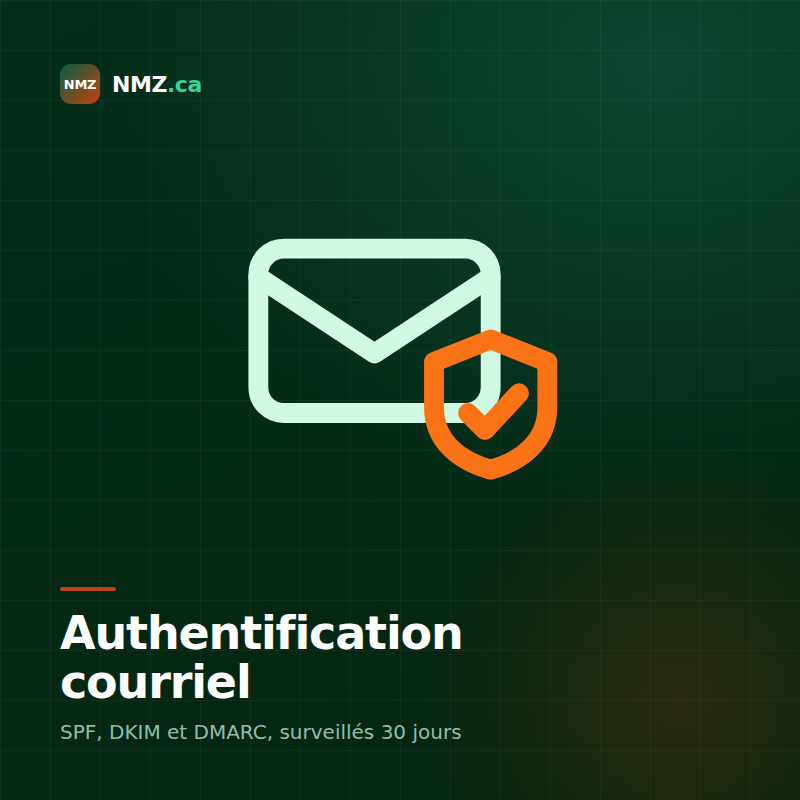 Authentification courriel