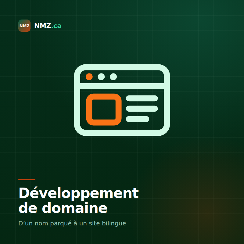 Développement de domaine