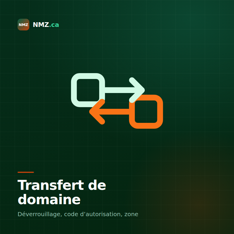 Transférer un domaine